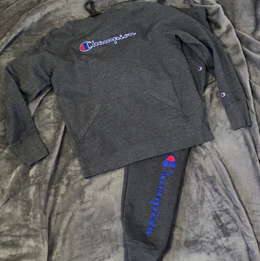 Like New Champion Gray Pants Bottoms Tracksuit M